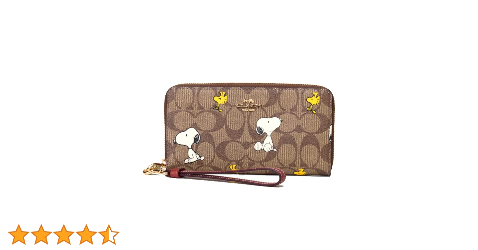 Amazon | コーチ レザー 長財布 スヌーピー COACH シグネチャー